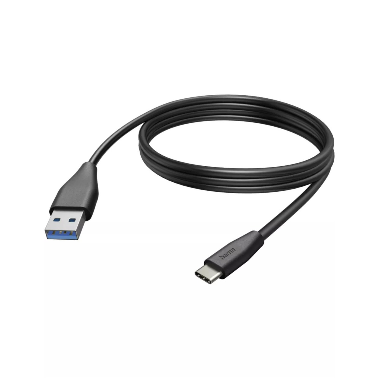 Hama USB-Kabel, USB-A naar USB-C, 3 m Oplader Zwart afbeelding
