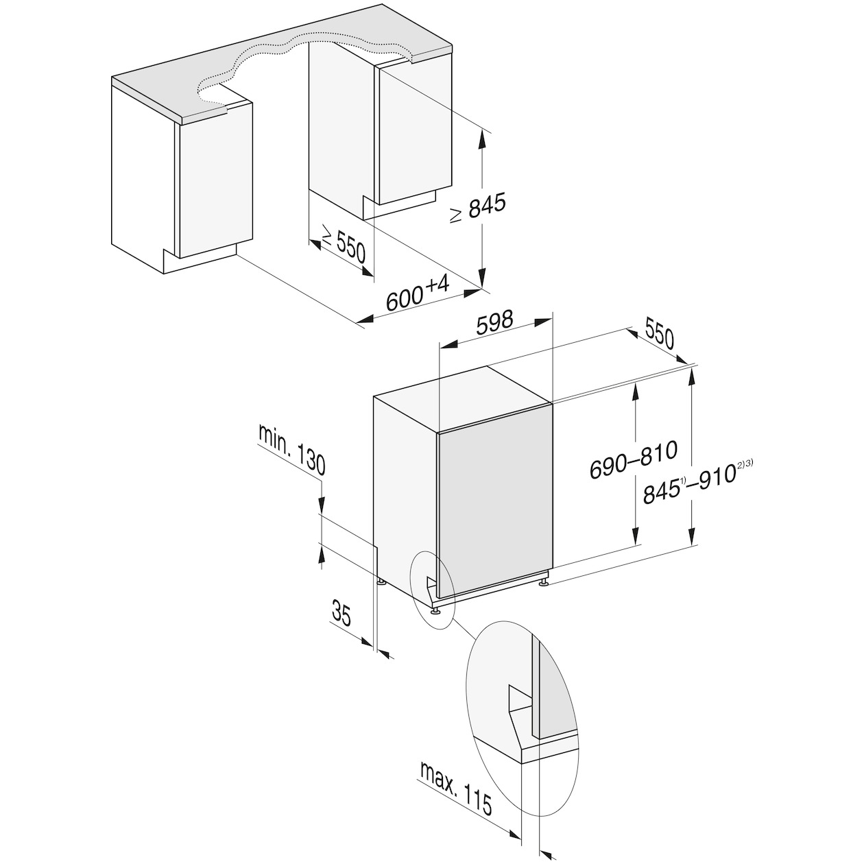 Miele G 7385 SCVi XXL FF Volledig geïntegreerde vaatwasser, foto 2