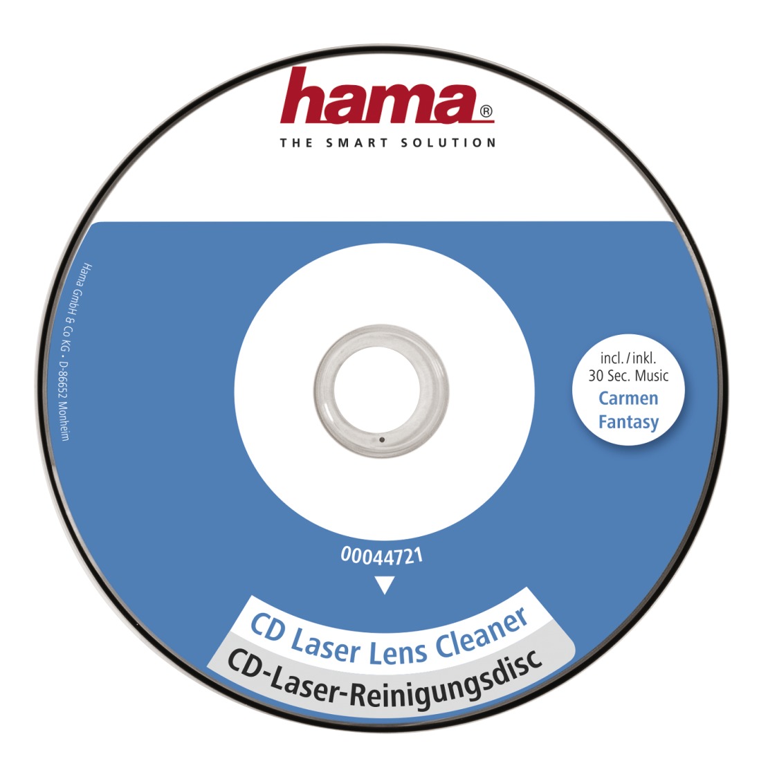 Hama Reinigingsdisc voor CD-speler Audio accessoire Blauw
