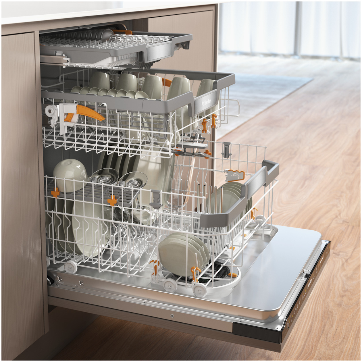 Miele G 7673 SCVi Volledig geïntegreerde vaatwasser, foto 3