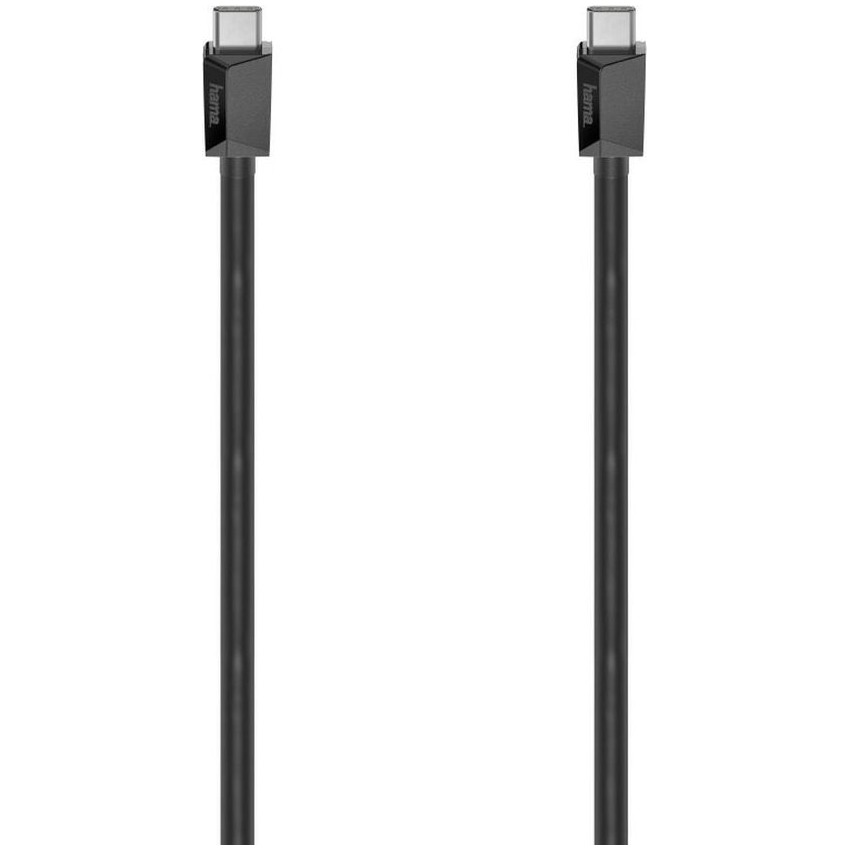 Hama USB-C-kabel, USB 2.0, 480 Mbit/s, 1,50 m Kabel Zwart afbeelding