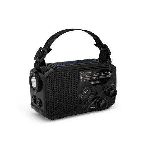 Philips TAR1609 Noodradio Zwart