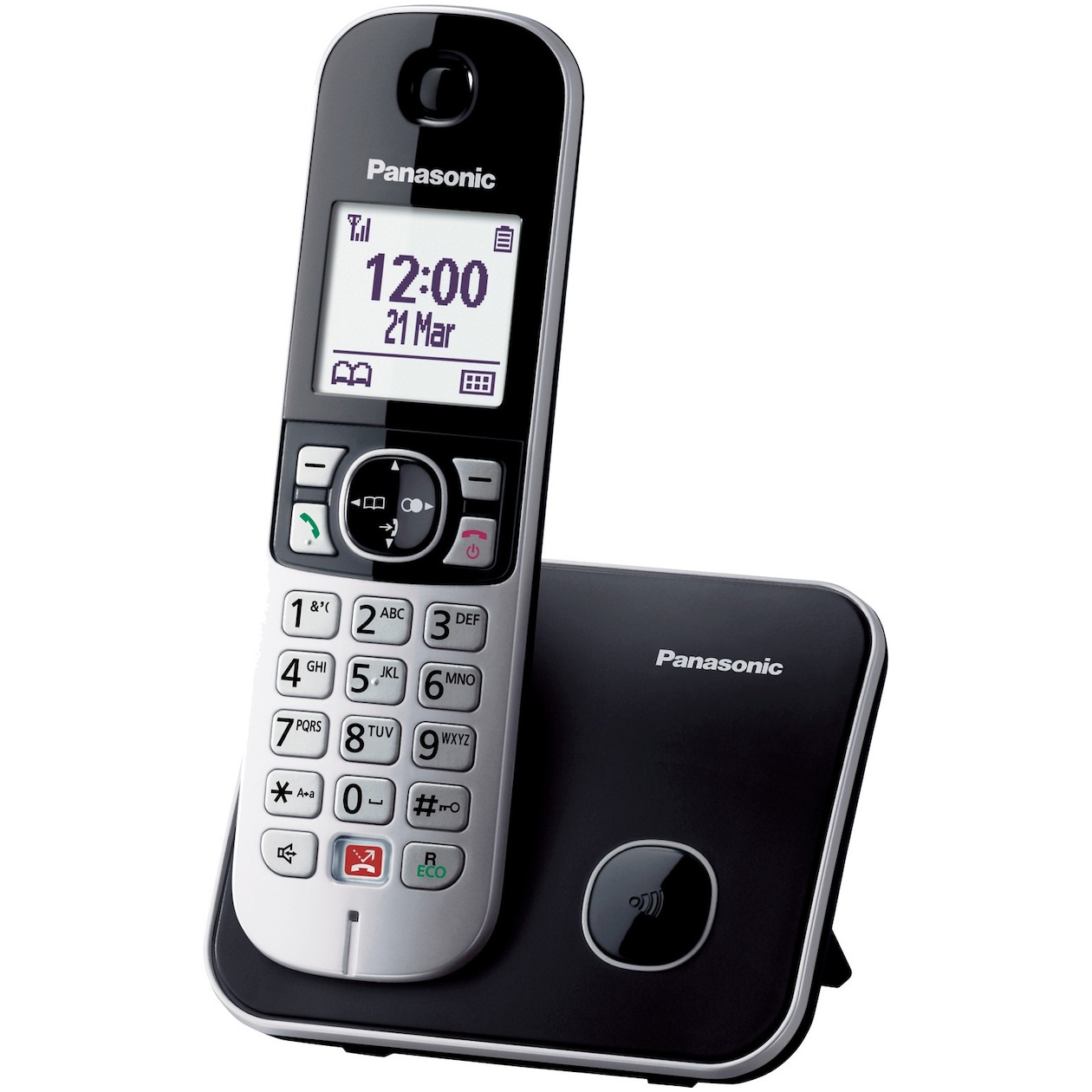 Panasonic KX-TG6851NLB Huistelefoon Zwart afbeelding