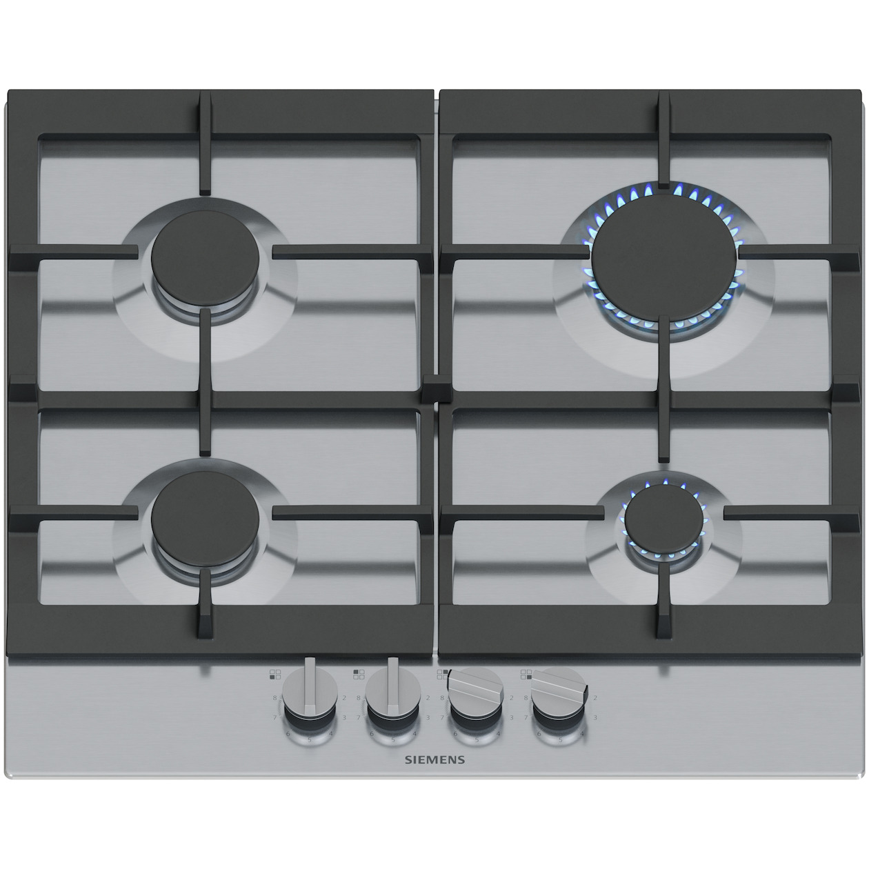 Siemens EC6A5PI90N Gas kookplaat Grijs afbeelding