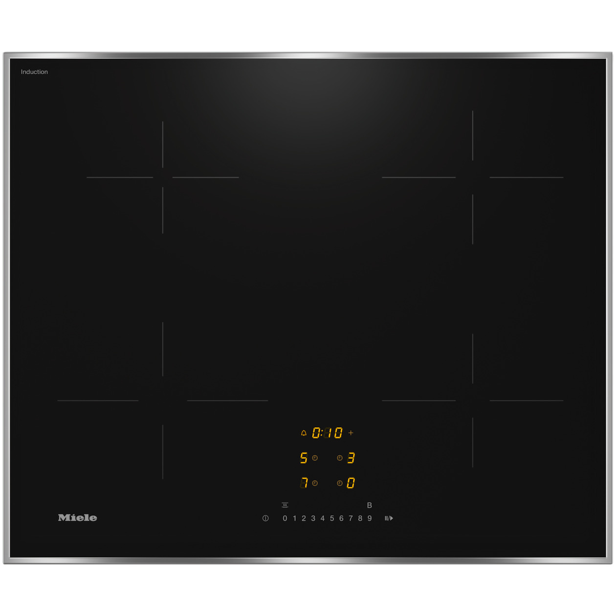 Miele KM 7361 FR Inductie kookplaat Grijs afbeelding