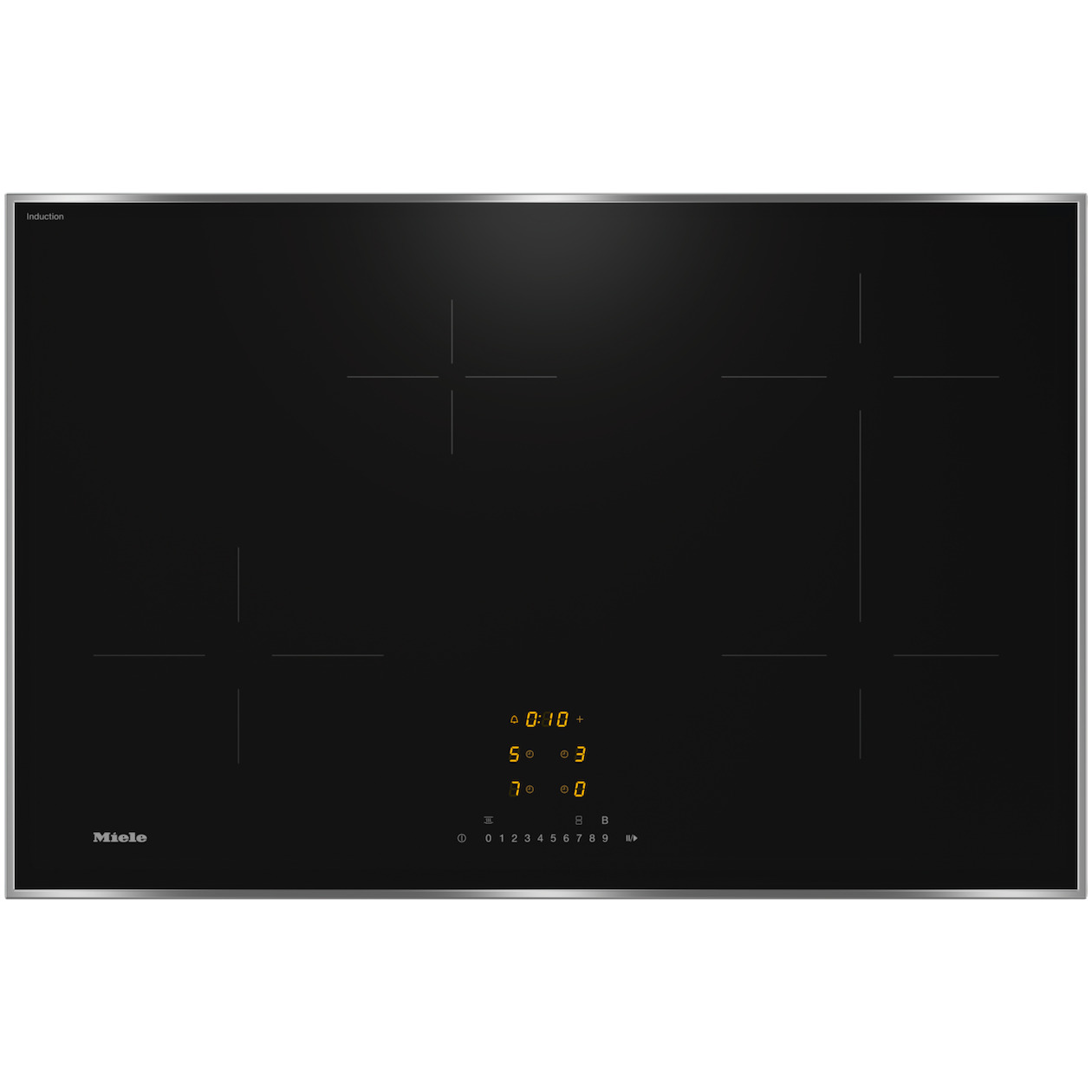 Miele KM 7373 FR Inductie kookplaat Grijs afbeelding