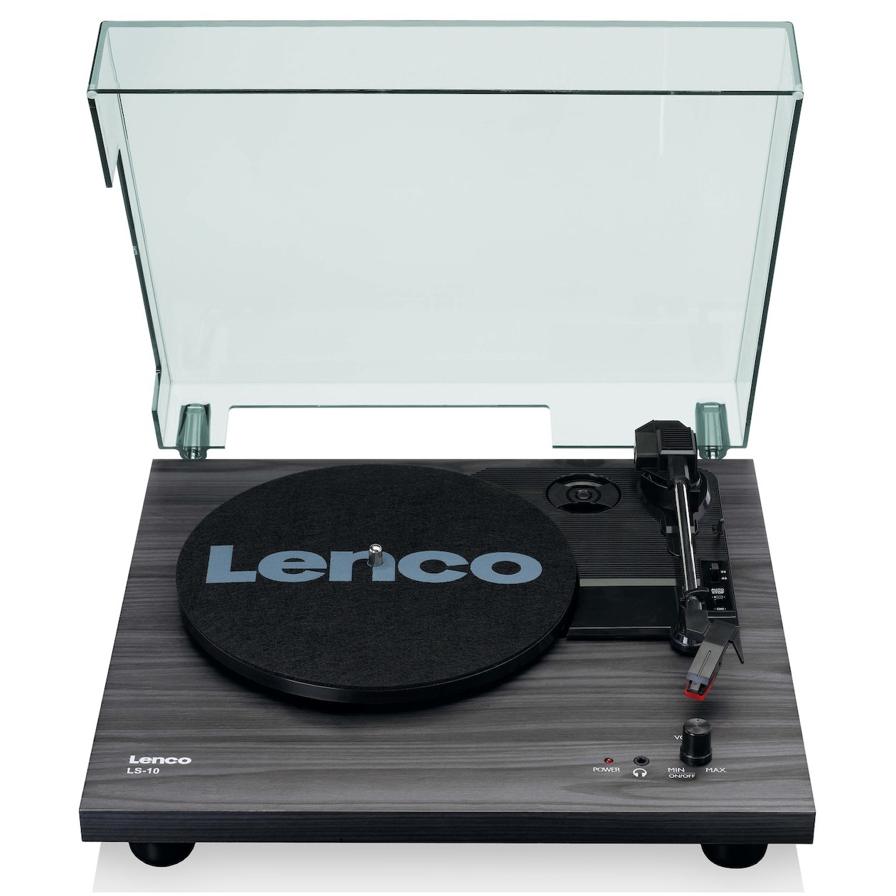 Lenco LS-10BK - platenspeler met ingebouwde speakers - Zwart
