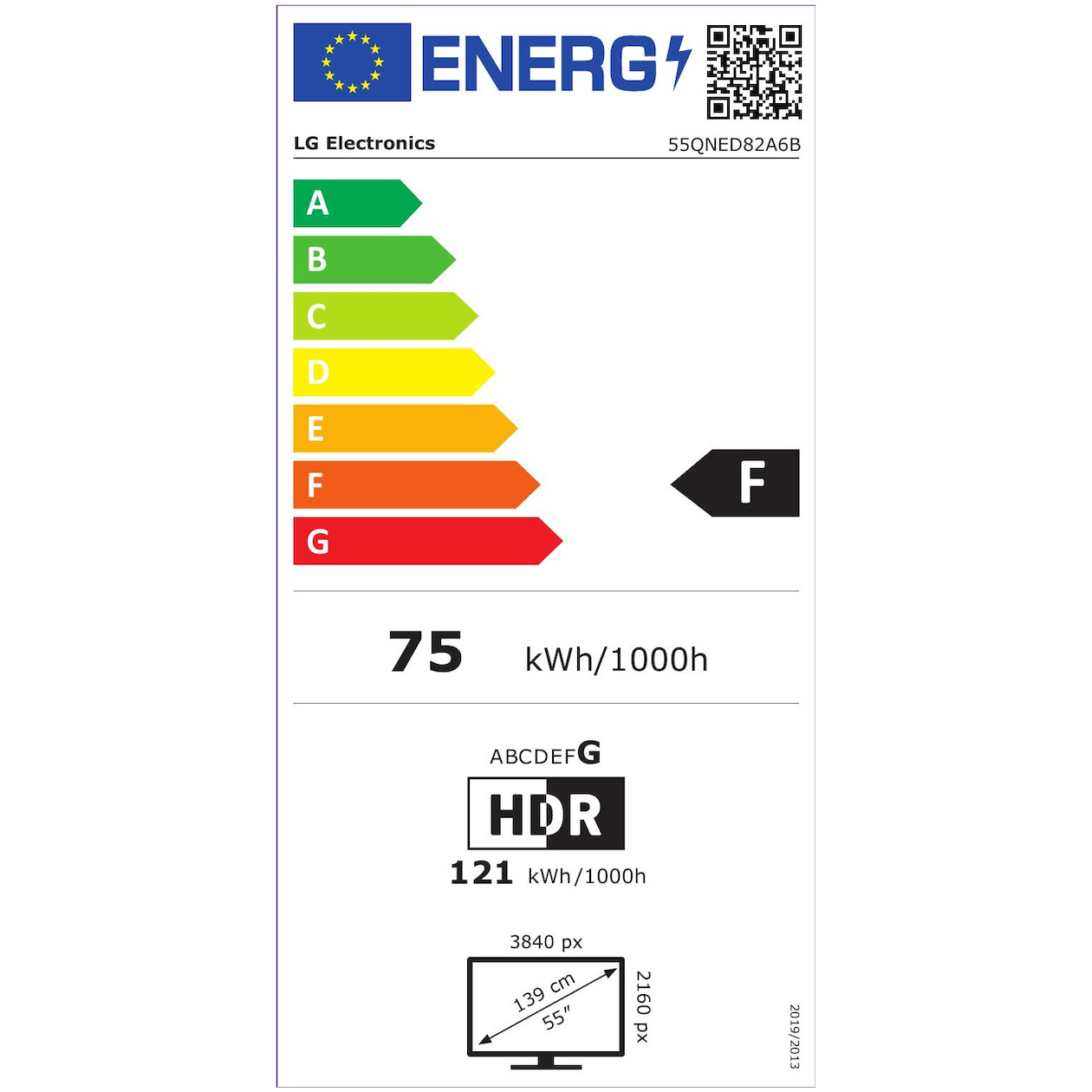 Lg 55QNED82A6B (2025) - 55 inch - QLED TV zwart, foto 3