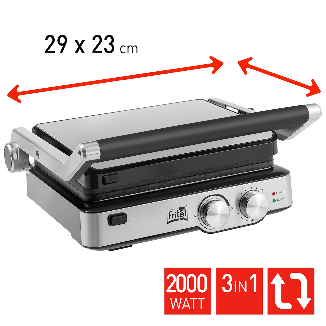 Fritel GR 2285 Contact grill Grijs