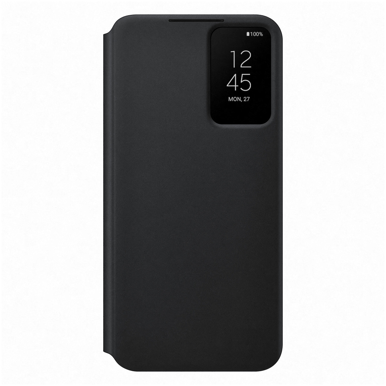 Samsung Galaxy S22 Plus Clear View Book Case Telefoonhoesje Zwart afbeelding
