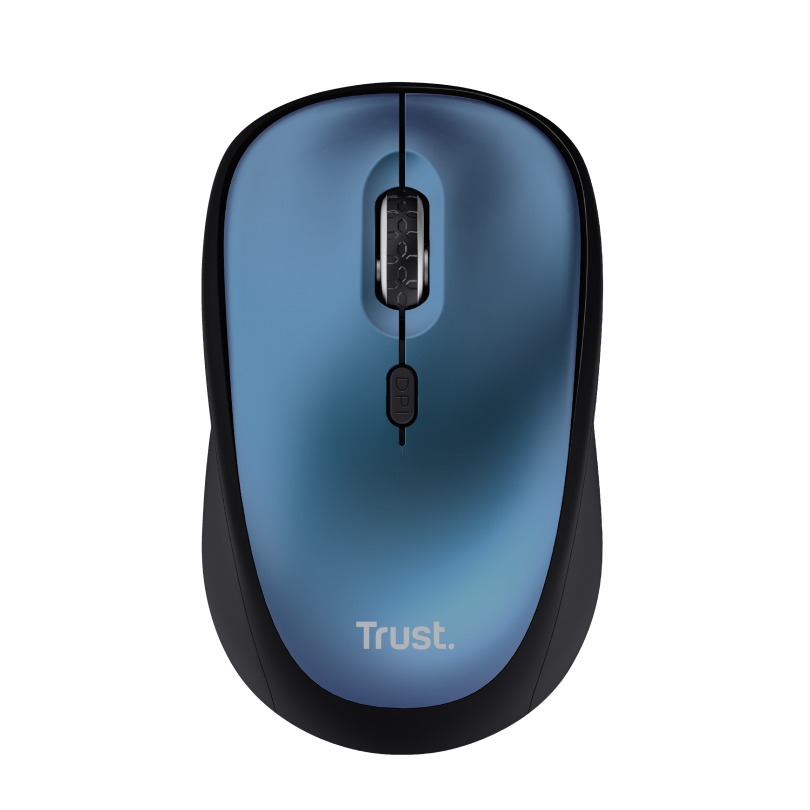 Trust Yvi+ Draadloze Muis Eco Muis Blauw afbeelding