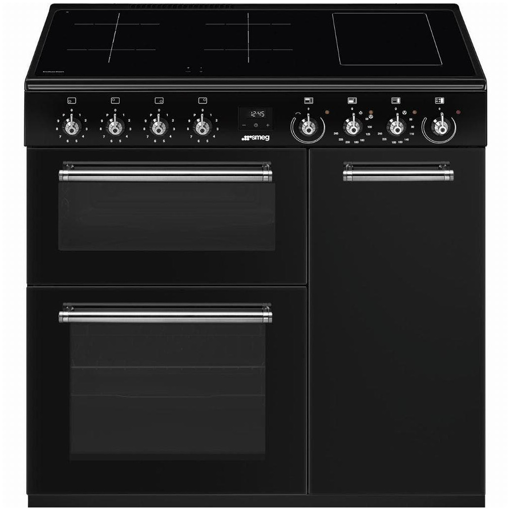 Smeg CX93IMBL Inductie fornuis Zwart