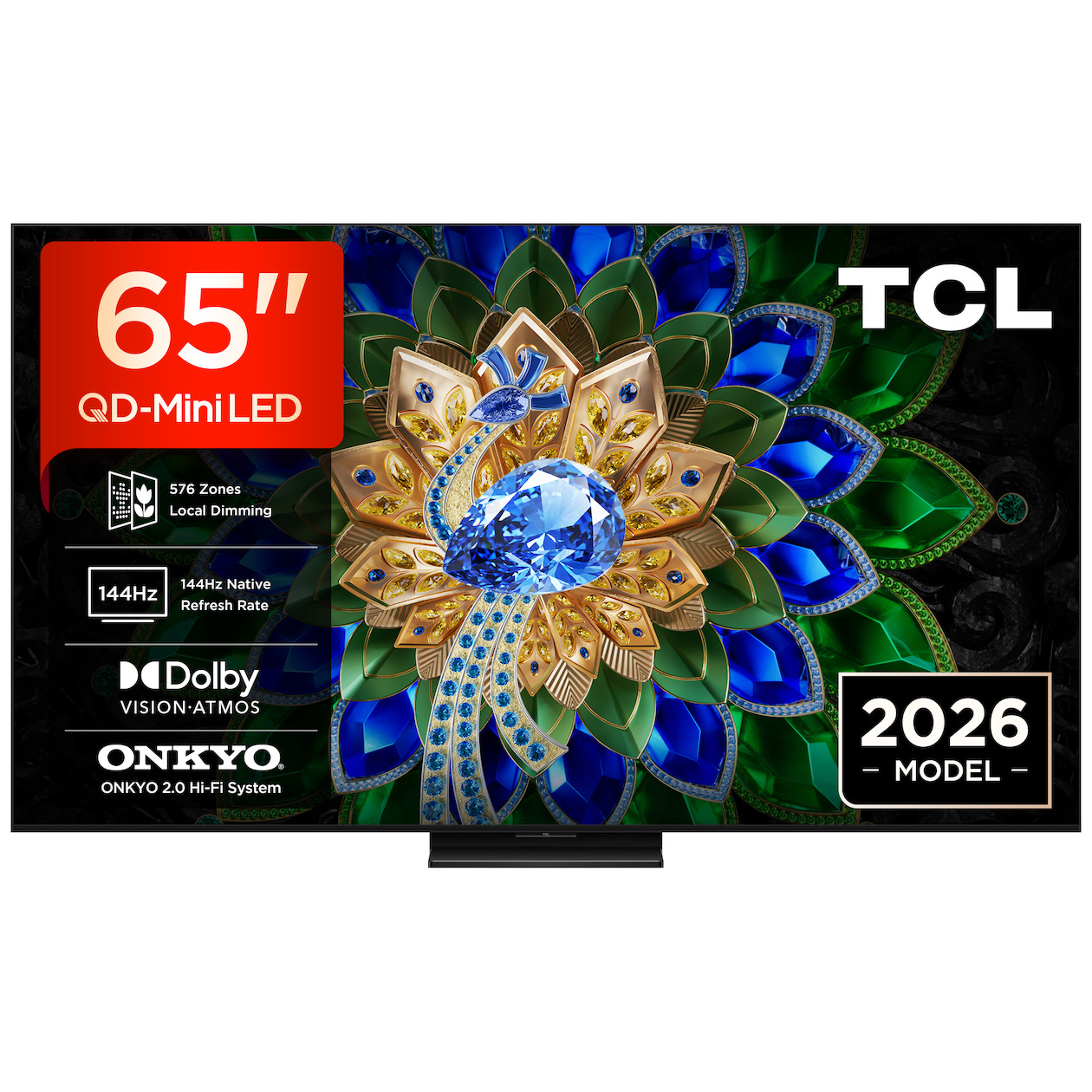 TCL MINI LED 65A400U (2026) - 65 inch - LED TV zwart, foto 3