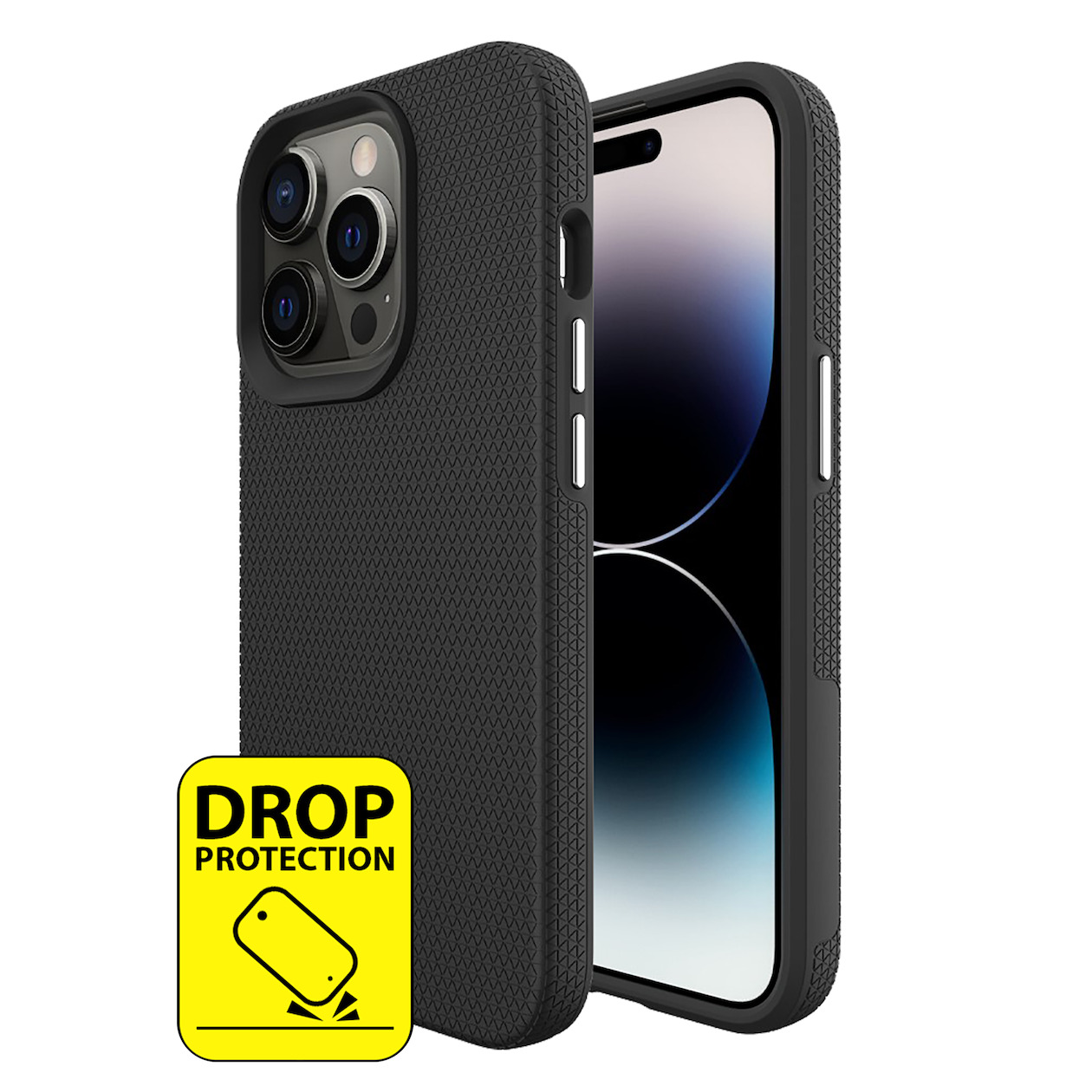 Just in Case Armor Case voor Apple iPhone 16 Pro Telefoonhoesje Zwart afbeelding
