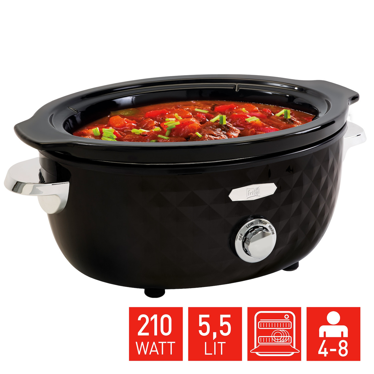 Fritel SC 2290 Slowcooker Zwart
