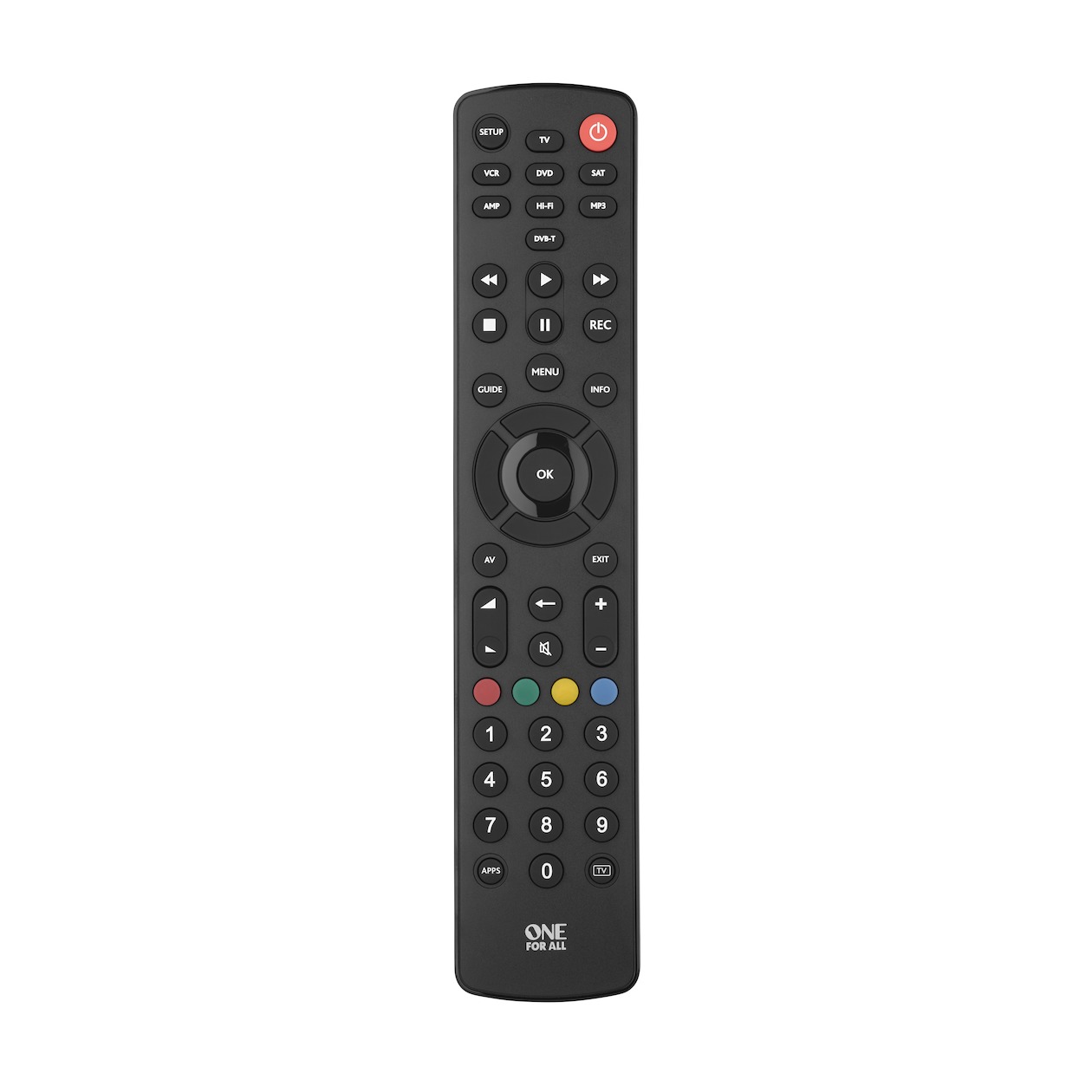 OneForAll URC1280 Afstandsbediening Zwart afbeelding