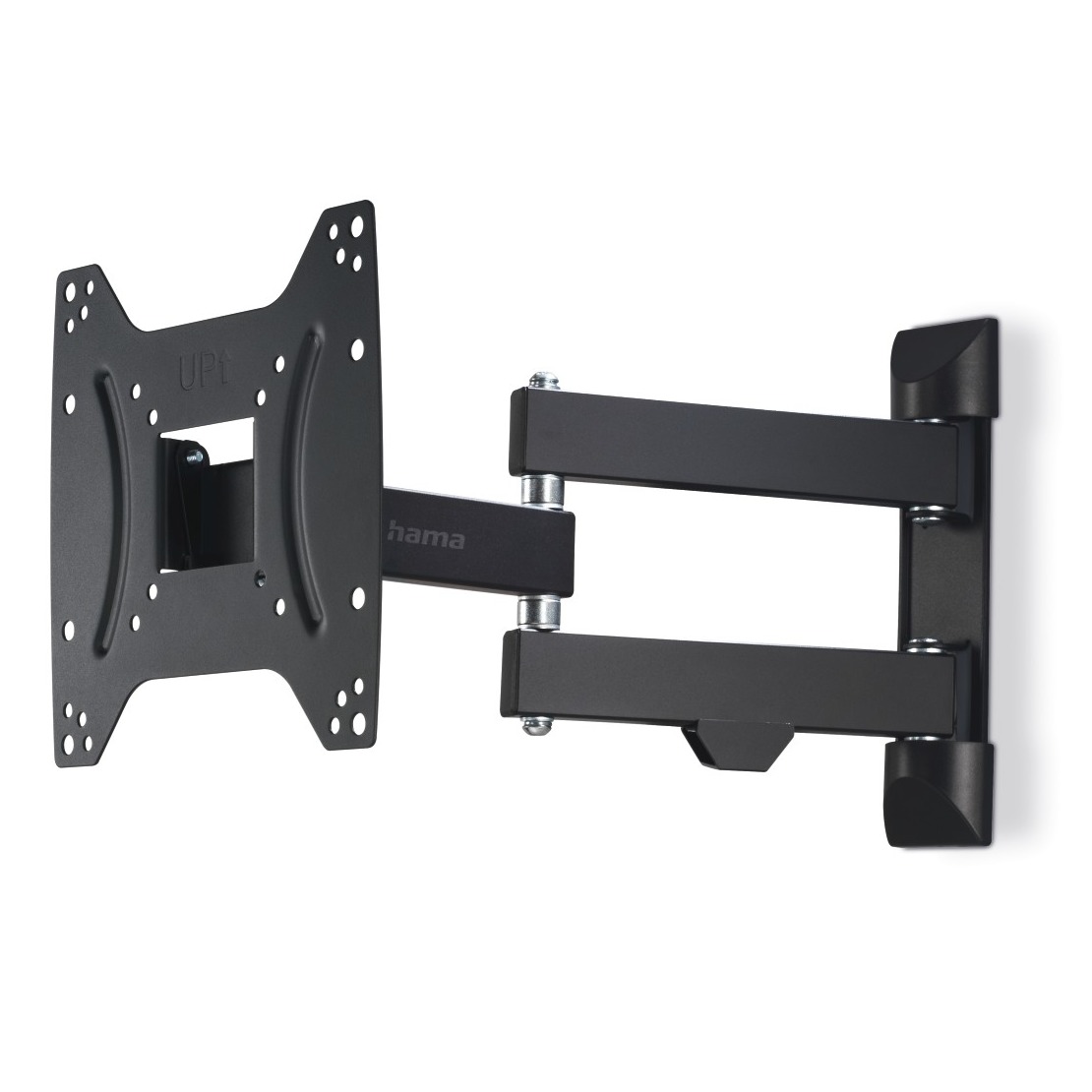 Hama TV Wall Bracket Swivel Tilt Pull-out 122 cm (48) tot 20 kg TV beugel Zwart afbeelding