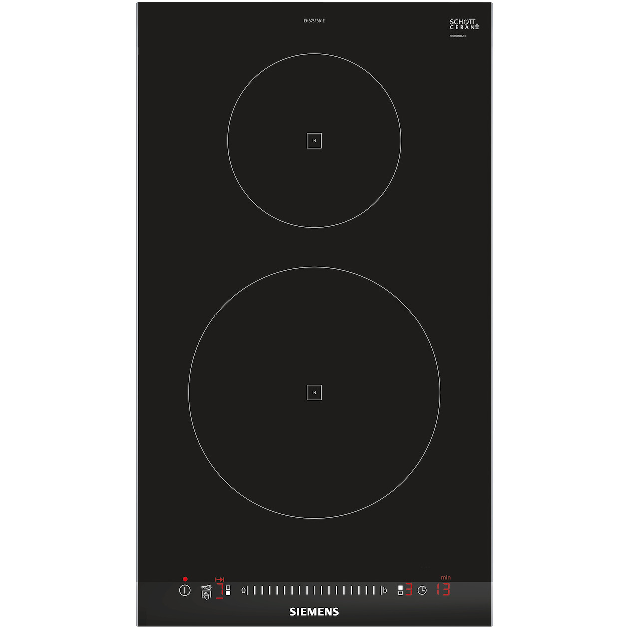 Siemens EH375FBB1E Inductie kookplaat Zwart afbeelding
