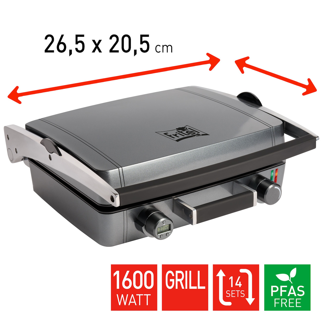 Fritel CW 3628 Contact grill Grijs