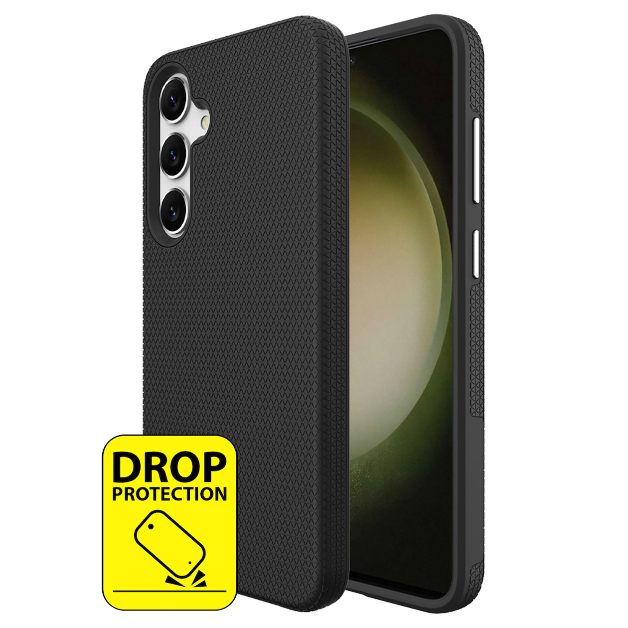 Just in Case Armor Case voor Samsung S24 Telefoonhoesje Zwart afbeelding