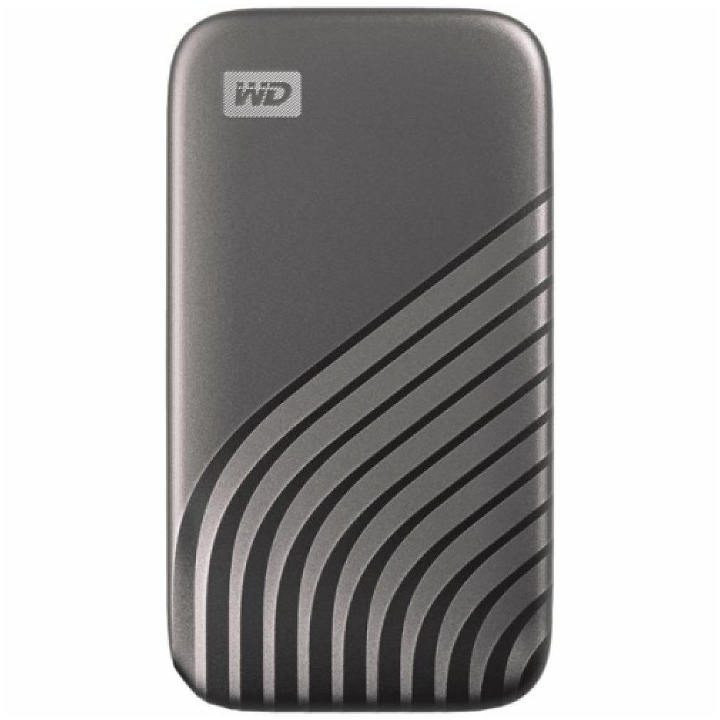 SanDisk SSD My Passport 500GB R 1050mb/s- W 1000mb/s PC - Mac Space Gray Externe SSD Grijs