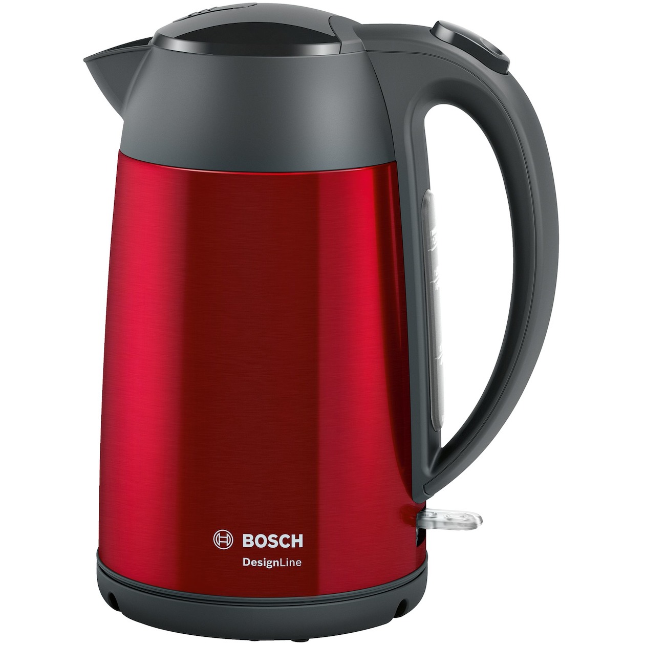 Bosch TWK3P424 Waterkoker 1.7L 2400W Rood/Zwart