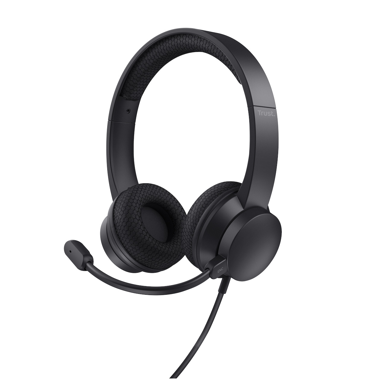 Trust HS-260 USB-ENC Headset Zwart