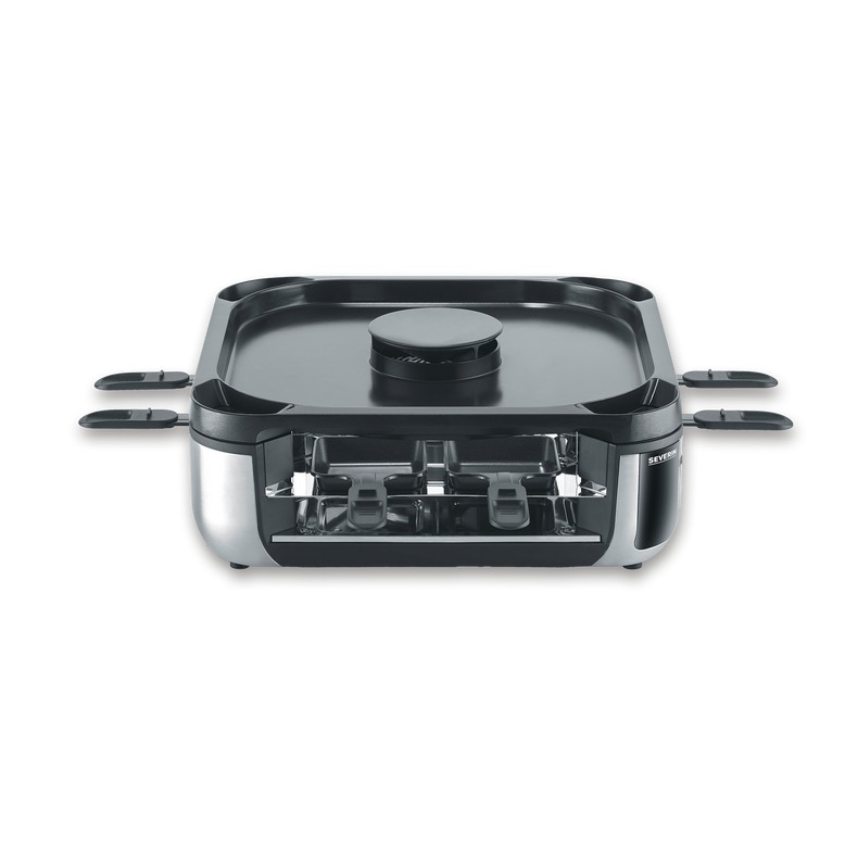 Severin RG2379 SEVENTO Racletteset Zwart afbeelding