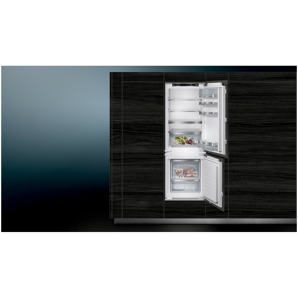 Siemens KI77SADE0 Inbouw koel-vriescombinatie wit, foto 2