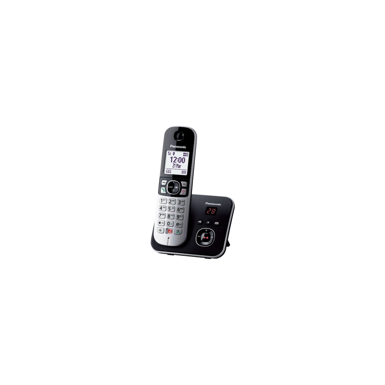 Panasonic KX-TG6861NLB Huistelefoon Zwart afbeelding