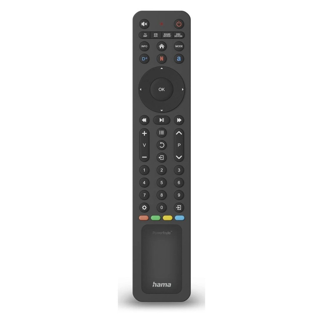 Hama Universele tv-afstandsbediening Afstandsbediening Zwart afbeelding