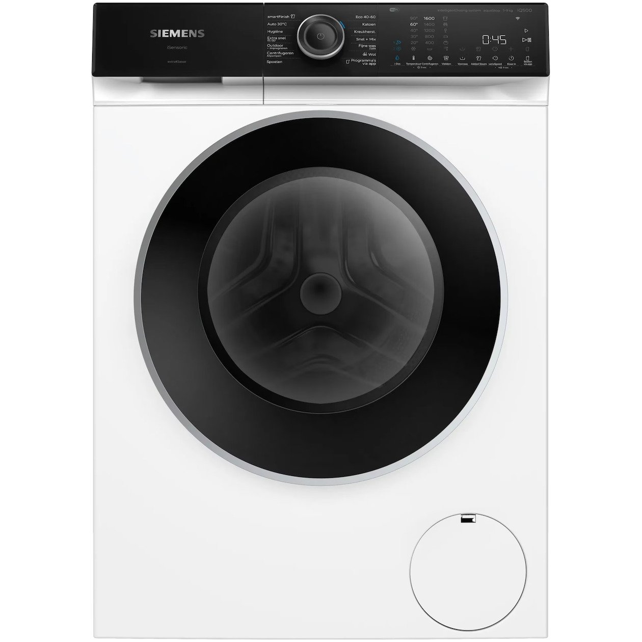 Siemens WG46H2A9NL wasmachine, 9 kg voorlader wit, foto 2