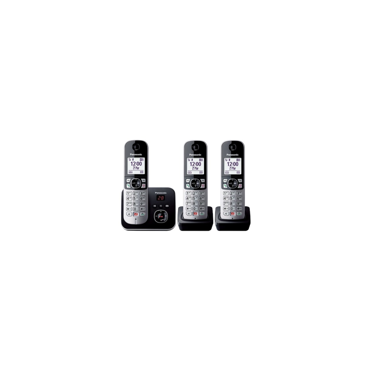 Panasonic KX-TG6863NLB Huistelefoon Zwart afbeelding