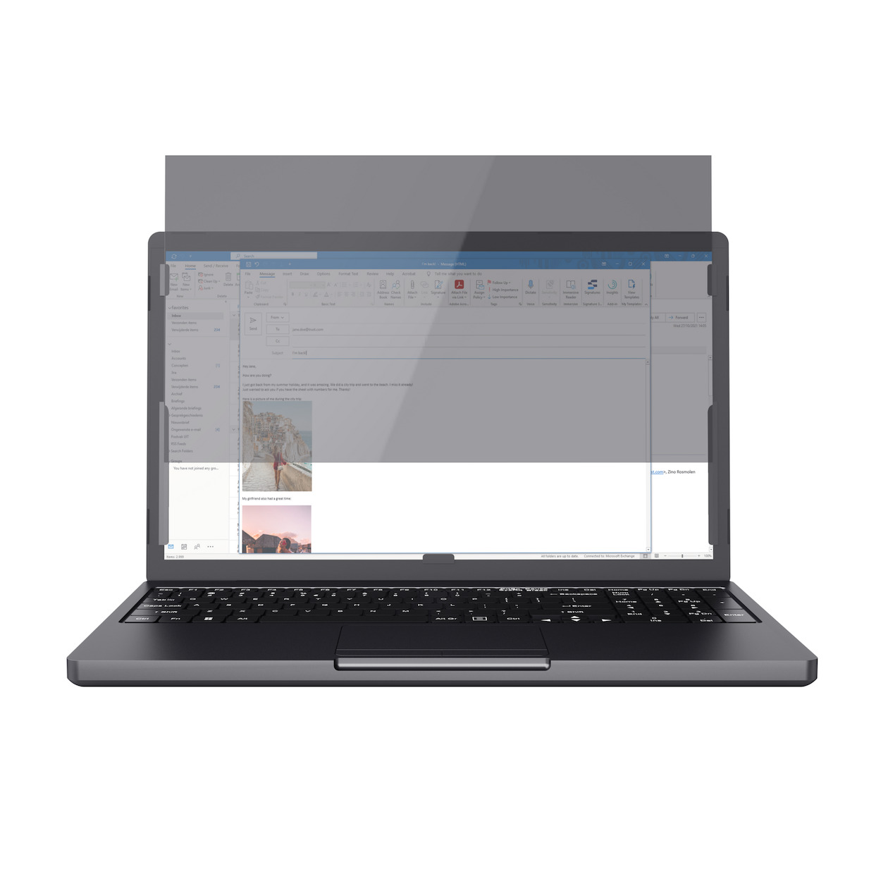 Trust PRIMO PRIVACY FILTER 14 INCH Tablet screenprotector Zwart, foto 3