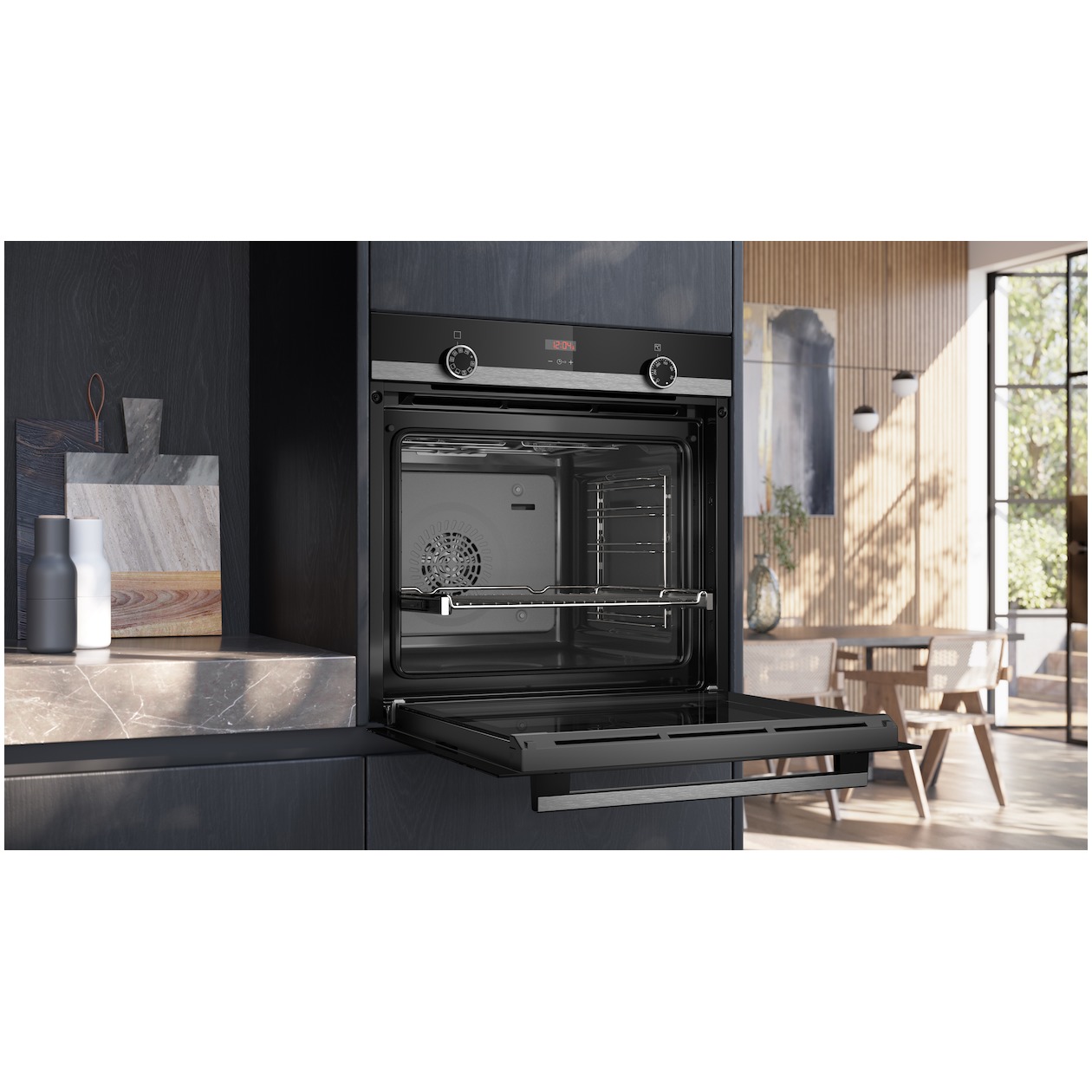 Siemens HB534AER3 Inbouw oven Grijs, foto 2