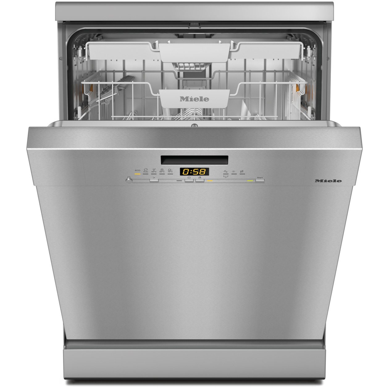Miele G 5611 SC Front Active Vrijstaande vaatwasser Grijs