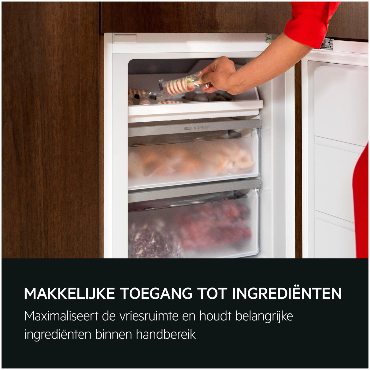 AEG TC6LS161ES Inbouw koel-vriescombinatie, foto 3