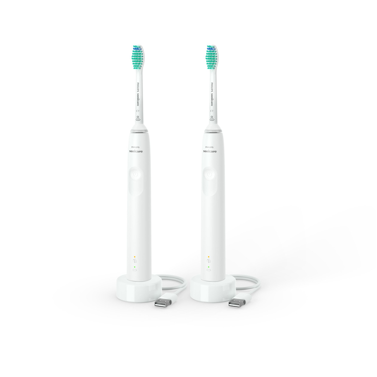 Philips HX3675/13 Duo Tandenborstel Wit afbeelding