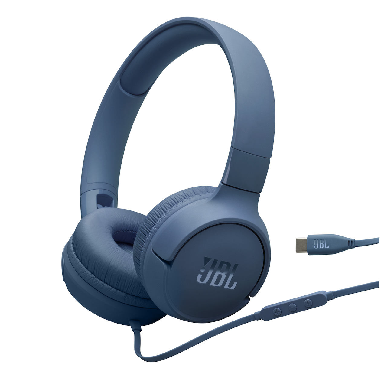 JBL Tune 520C USB-C On-ear hoofdtelefoon Blauw