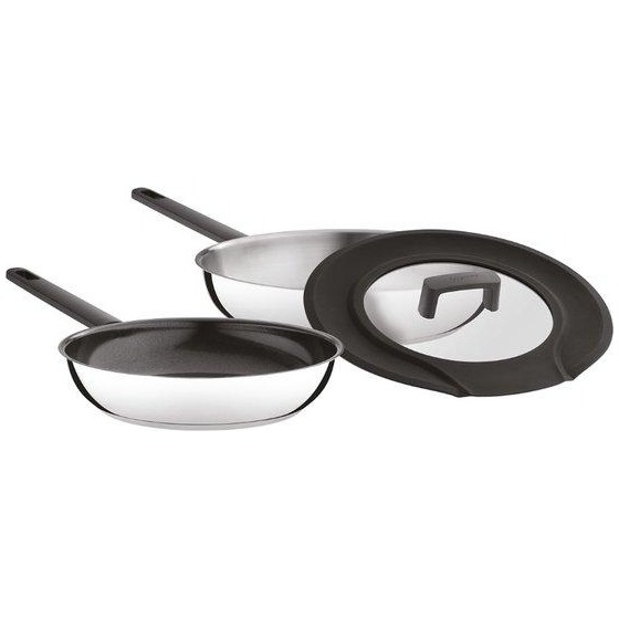 BergHOFF Downdraft pannen set 3-delig Pan Grijs afbeelding