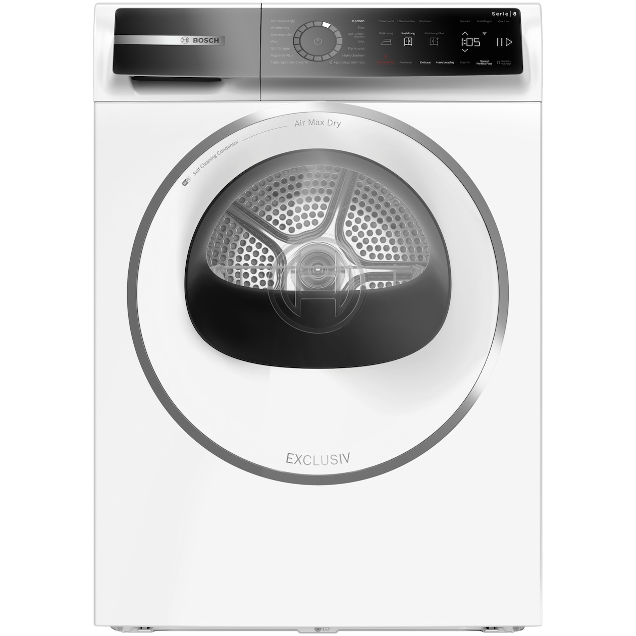 Bosch WRB247C9NL EXCLUSIV Warmtepompdroger Wit afbeelding