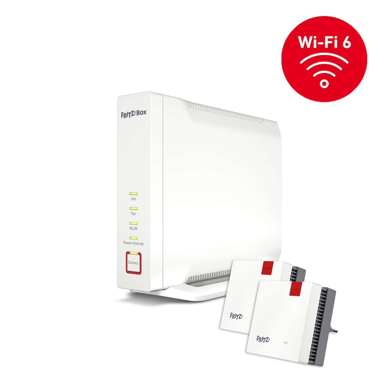 AVM FRITZ!Mesh Set 4060 + 1200 AX Edition Expert Mesh router Wit afbeelding