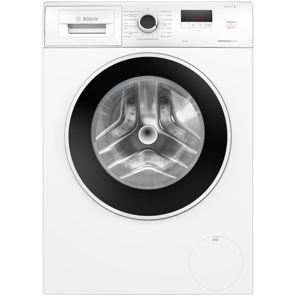 Bosch WGE03408NL Wasmachine Wit