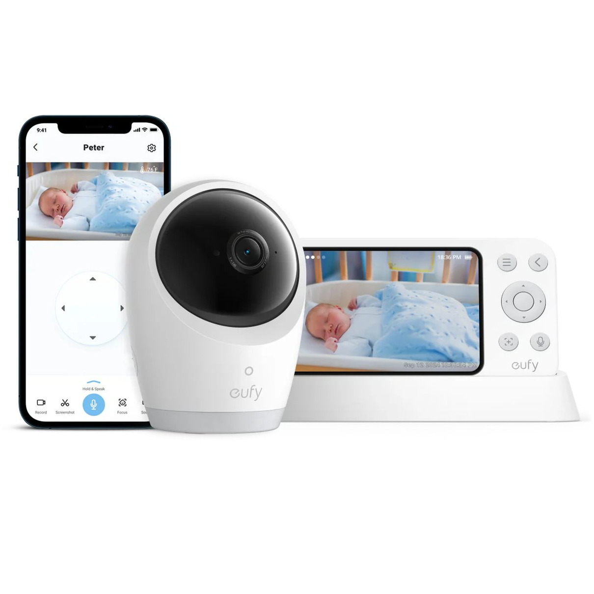 Eufy Baby Monitor E21 Babyfoon afbeelding