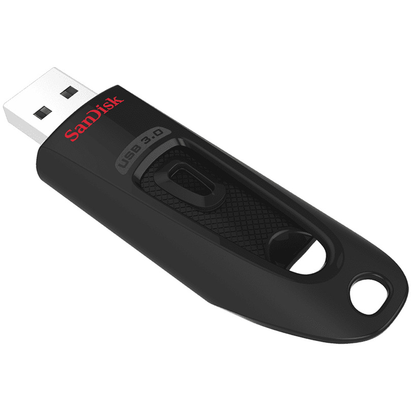 SanDisk USB Ultra 512GB 100MB/s - USB 3.0 USB-sticks Zwart