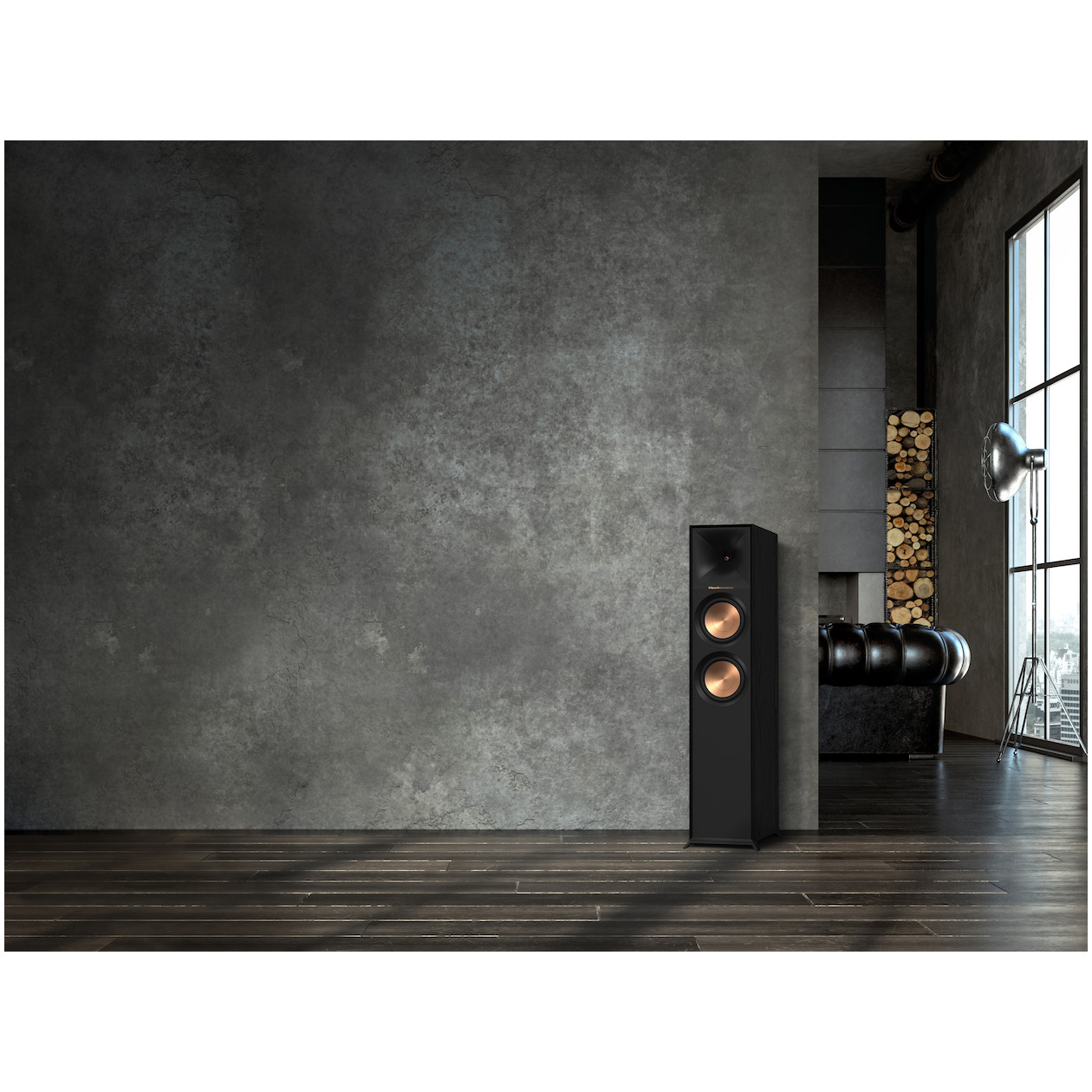Klipsch R-605FA Vloerstaande speaker Zwart, foto 3