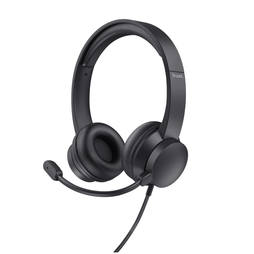 Trust Ayda Headset voor pc (3.5mm) Headset Zwart afbeelding