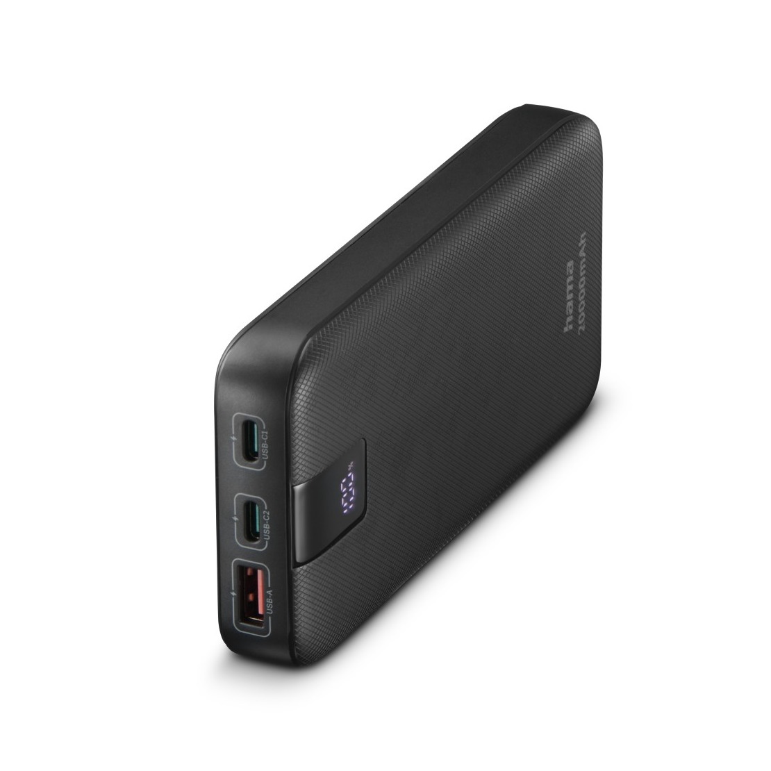 Hama PD 20 Power Pack 20000 mAh Outputs:2x USB-C USB-A Fast Charging Powerbank Grijs afbeelding