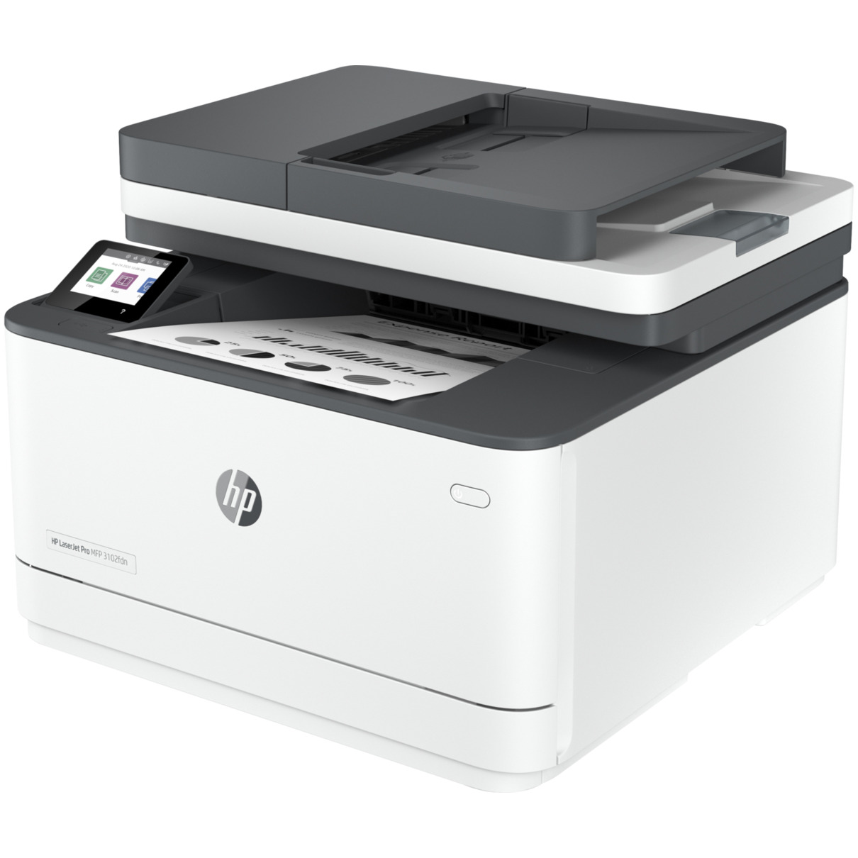 HP LaserJet Pro MFP 3102fdn All-in-one laser printer wit, grijs, foto 3