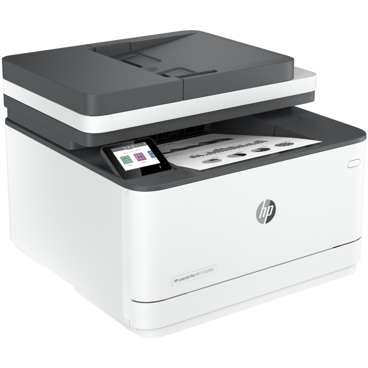 HP LaserJet Pro MFP 3102fdn All-in-one laser printer wit, grijs, foto 2